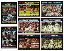 2020 Topps Heritage NATIONALS & ASTROS Championship & World Series 21 Card Set