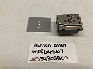 Part #W10866567 Oven Switch