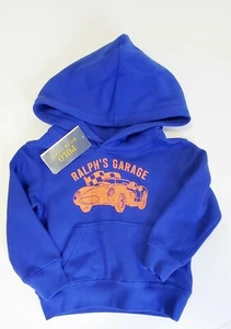 Polo Ralph Lauren Big Boys Graphic Fleece Hoodie Heritage Royal Sz L - NWT - Picture 1 of 1