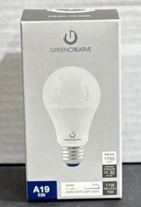 đź’ĄGreen Creative A19-E26-11W-2700K Dimmable 11 Watt Bulb - Picture 1 of 3