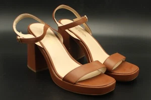 DREAM PAIRS Women's Open Toe Ankle Strap Low Block Chunky Heels Size 11 - Picture 1 of 6