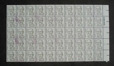 US SC 1864 FRANK CLAUBACH 30.c SHEET USED lot of 50  OG - Image 1 of 2