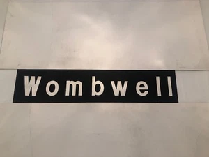 Doncaster Vintage Linen Destination Bus Blind 311a 33"- Wombwell - Picture 1 of 5