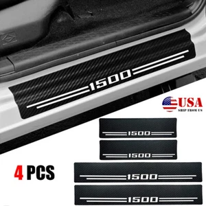 4 PIEZAS Para Dodge Ram 1500 Accesorios Cabina Camión Puerta Alféizar Cubierta Escalón Protector M7 - Imagen 1 de 12