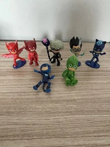 PJ Masks Toy Bundle Figures Cat Boy Owlette Gekko Luna Girl Romeo X7 Figure Set - Picture 1 of 5