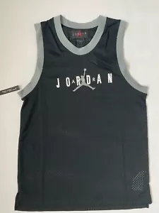 NIKE AIR JORDAN JUMPMAN SPORT DNA MESH TANK TOP BLACK CJ6151-010 SIZE S M - Picture 1 of 6