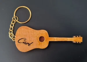 Personalised Keyring Guitar - Picture 1 of 6