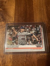 2019 Topps Update Jacob Degrom Carimbo 150th