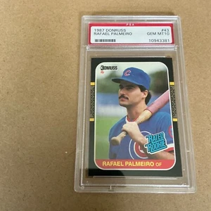 1987 Donruss - Rated Rookie Rafael Palmeiro #43 (RC) PSA 10 - Picture 1 of 1