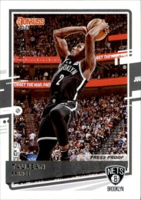 Taurean Prince 2020-21 Donruss Silver Press Proof Parallel Card #121 10/349 - Image 1 of 2
