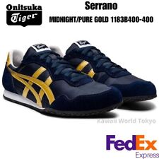 Onitsuka Tiger SERRANO MIDNIGHT / PURE GOLD  1183B400 400 UNISEX Japan NEW! F/S