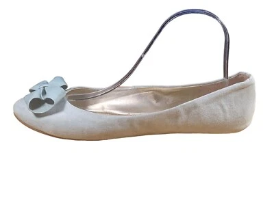 Enzo Angiolini Pisos Mujeres Talla 8M Arco Aqua Boho Gamuza Oficina Ropa de Trabajo Cottagecore Foto 1 de 4