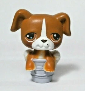Littlest Pet Shop Authentic No # Boxer Welpe mit Eimer Bleistift Topper - Bild 1 von 5
