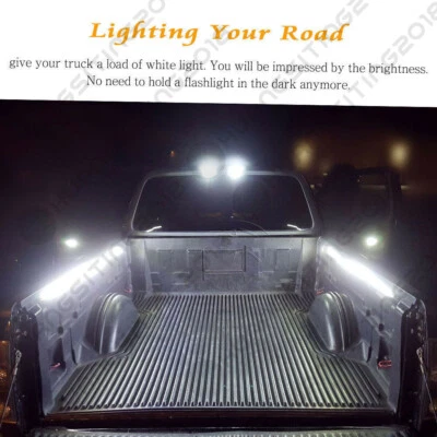 4pcs Trunk Bed 6000K White LED Light Strip for Chevy Dodge Pickup GMC Trucks Foto 1 de 4