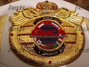 ISKA International Sports Karate Associatio wrestling Boxing Belt Replica - Picture 1 of 6