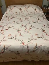 Lenox Chirp Print  Tablecloth Large Rectangle 115”x57” with 4 Matching Napkins