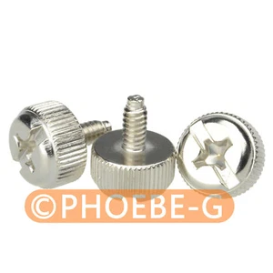 20pcs 6/32 x 7.5mm Toolless Thumb Screws for PC Computer Case Power Supplies PSU - Picture 1 of 3
