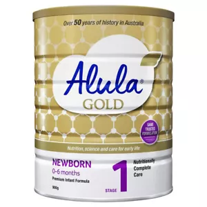 Alula Gold Stage 1 Newborn Premium Infant Formula 0-6 Months 900g - Picture 1 of 4