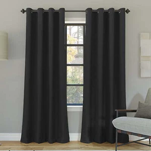 Sun Zero Oslo Theater Grade 100% Blackout Grommet Curtain Panel, 52" x 84" - Picture 1 of 9