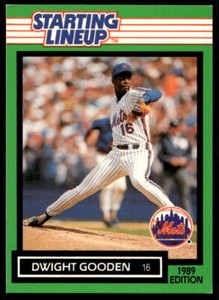 1989 Kenner Starting Lineup Cards Dwight Gooden Mets Baseball Card