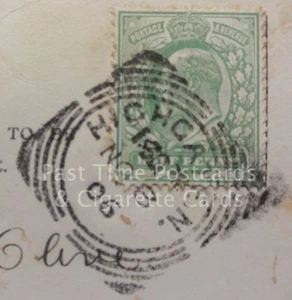 London Squared Circle Postmark HIGHGATE.N. - Reading Broad Street c1906 - Picture 1 of 1