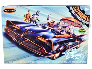 SKILL 2 MODEL KIT 1966 BATMOBILE W/CATWOMAN & PENGUIN 1/25 POLAR LIGHTS POL998 - Bild 1 von 4