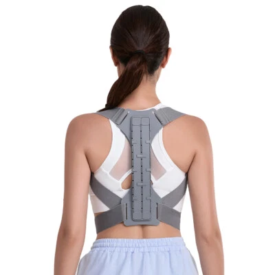 Corrector de postura de espalda soporte de espalda hombro cinturón para hombres mujeres Foto 1 de 4