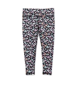 Athletic Works Girls Athleisure Activewear  Multicolor Printed Leggings - Picture 1 of 12