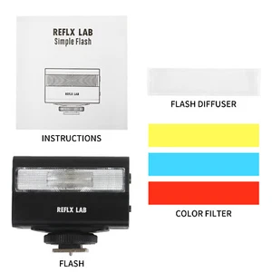 Portable Mini Flash Flashlight REFLX LAB Simple Flash For Digital Film Camera - Picture 1 of 13