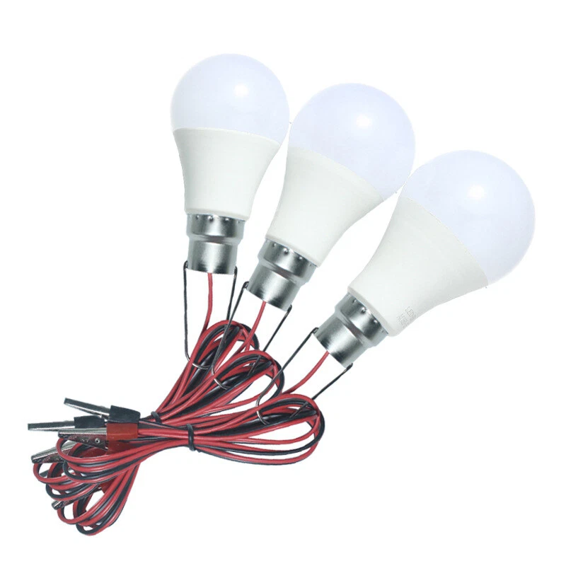 Hanging E27 Screw Base LED Edison Bulb 3W-18W DC 12V/24V Ultra Bright Cool White - Image 1 of 1