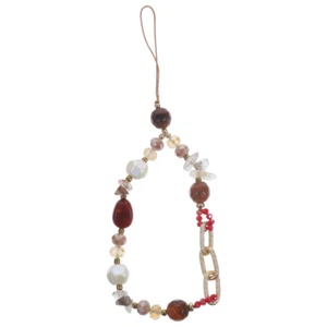 Beautiful Practical Phone Bracelet Strap Phone Charms Beaded Chain Decorating - Zdjęcie 1 z 12