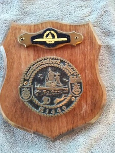 Taucherschulboot Juist A1456 bzw. A1440, Wappen, Messing , Marine, selten - Bild 1 von 5