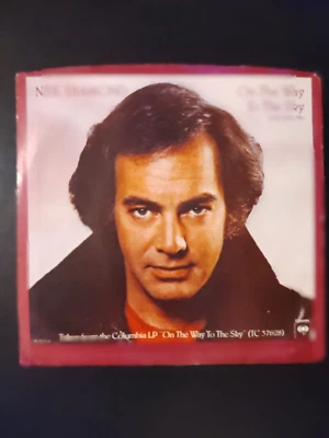Neil Diamond - On the Way to the Sky / Save Me 45rpm 7" Single w/Picture Sleeve Foto 1 de 4