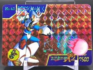MEGA MAN X2 CARD DASS TCG CAPCOM BANDAI 1994 JAPAN Rare No.43 F/S - Picture 1 of 12