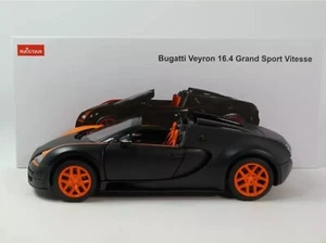 Rastar Bugatti Veyron 16.4 Grand Sport Vitesse black 1/18 43900BK - Imagen 1 de 3
