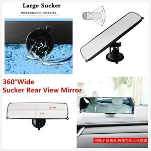1Pc 360° Wide Angle TPU Big Sucker Rear View Mirror For Car Interior Accessories