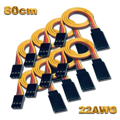 80cm 22AWG Servokabel Servo Kabel Verlängerung JR Graupner Futaba Robbe 1 2 5 10 - Bild 1 von 4