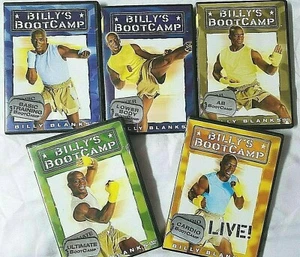 LOT 5  BILLY BLANKS DVD BILLY’S BOOTCAMP WORKOUT EXERCISE VIDEO  - Picture 1 of 7