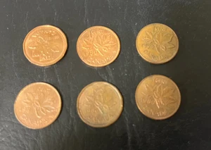 1941 1944 1945 1951-D 1956-D Lincoln Wheat Pennies Lot of 5 - Bild 1 von 2