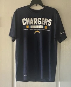 Nike Los Angeles Chargers Dri Fit Adult Large Blue Short Sleeve Shirt. - Picture 1 of 3