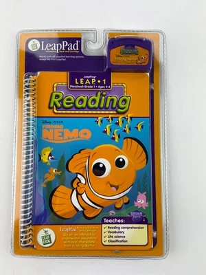  Disney Pixar "Finding Nemo" LeapFrog LeapPad" Interactive Book & Cartridge NEW! - Image 1 of 3