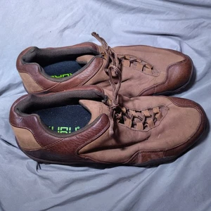 Kuru Chicane Brown Leather Trail Hiking Shoes Comfort Mens Size 13.5 Medium - Picture 1 of 17