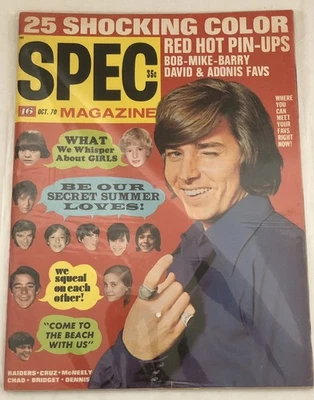16 Spec Magazine October 1970 Bobby Sherman Dark Shadows - Image 1 of 4