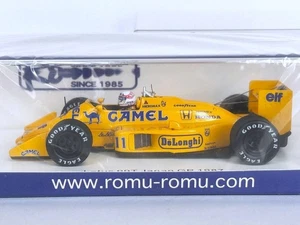 ROM Special Lotus Honda 99T Satoru Nakajima Japan GP 1/43 Spark Formula 1 Model - Picture 1 of 5