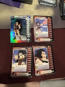 Dragonball Z DBZ CCG Limited Raditz Personality Set Level 1-3+ HT Saiyan Saga - Picture 1 of 2