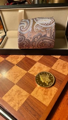 Corbata de seda vintage Stafford Paisley Foto 1 de 4