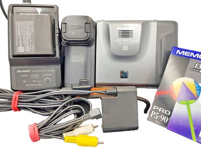 SHARP VL-E66H PAL 8mm Video Video8 Camera Camcorder Recorder VideoCam - Vintage - Image 1 of 4