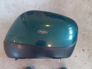 Alforja Triumph Trophy 900 lado derecho verde sin llave desbloqueada 1996 a 2002  - Imagen 1 de 9