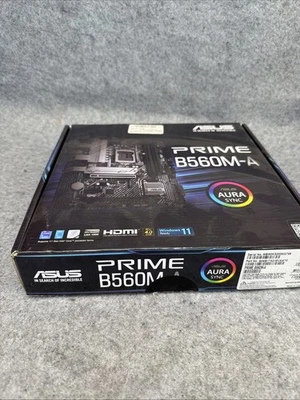 NEW ASUS Prime B560M-A LGA 1200 Intel B560 Micro ATX Intel Motherboard - Image 1 of 3