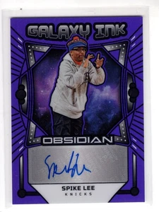 2024-25 Panini Obsidian Spike Lee #GI-LEE Galaxy Ink Purple Flood Auto /49 SSP - Picture 1 of 2